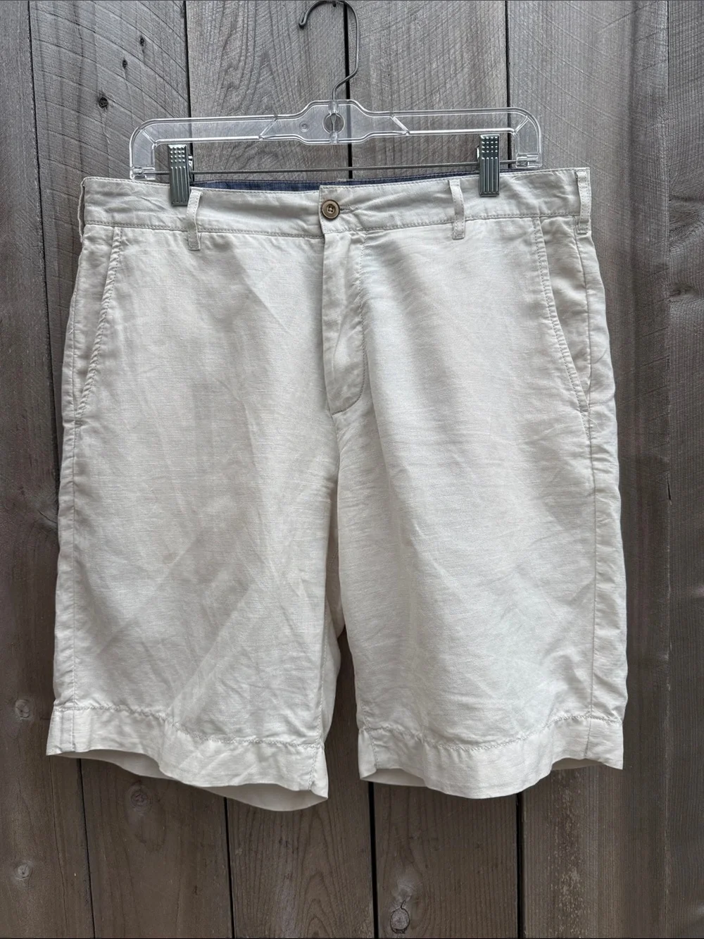 Faherty Brand Linen Blend Chino Shorts Coastal Prep Men’s 31